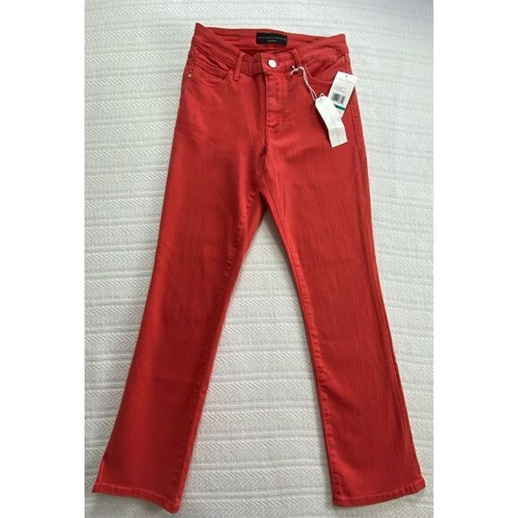 SANCTUARY DENIM SIZE 24/00 Connector Kick Copped Jean in Pomegranate - Picture 9 of 9